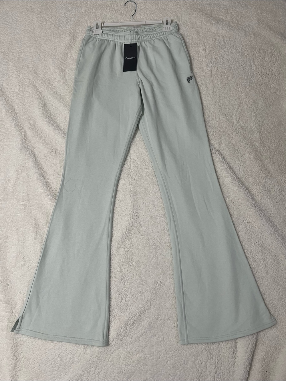 Fabletics Sage Green Wide-Leg Sweatpants